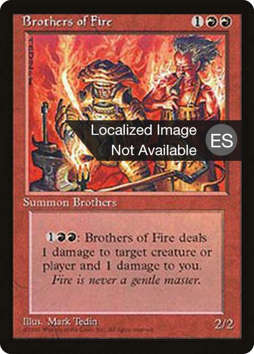 Brothers of Fire (4BB-) - Fourth Edition Foreign Black Border