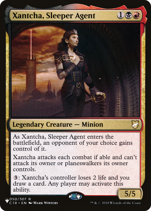 Xantcha, Sleeper Agent (LIST-050/307) - The List