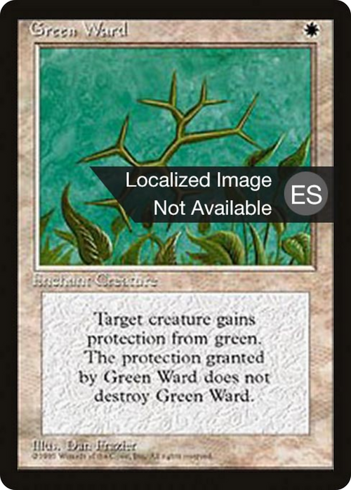 Green Ward (4BB-) - Fourth Edition Foreign Black Border