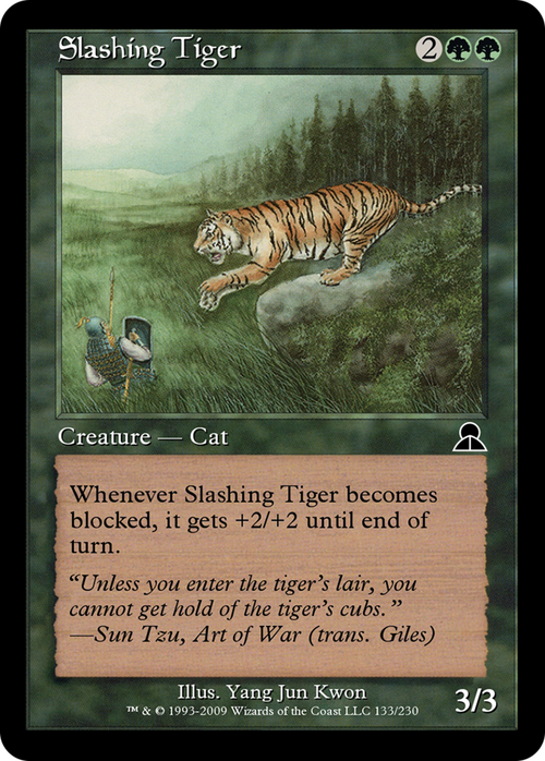 Slashing Tiger (ME3-133) - Masters Edition III Foil