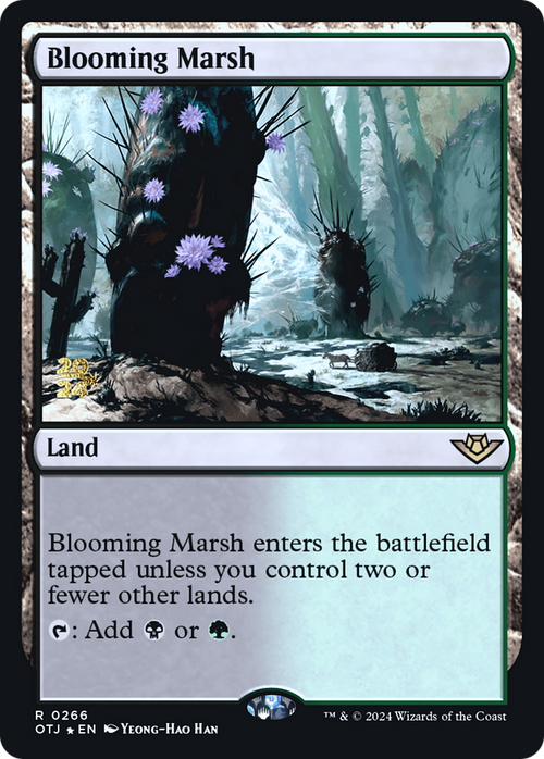 Blooming Marsh (OTJ) (PRE-266) - Outlaws of Thunder Junction Promos Foil
