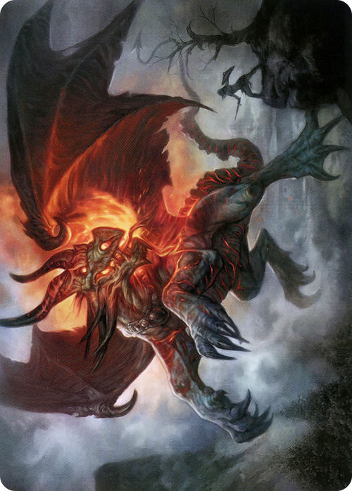 Piru, the Volatile // Piru, the Volatile (AMH2-058) - Modern Horizons 2 Art Series (Borderless) Foil