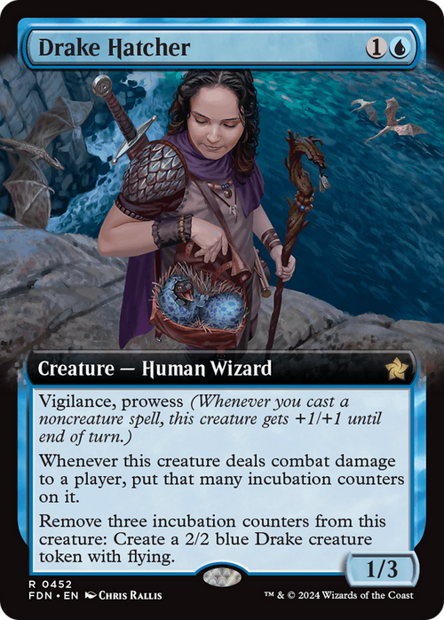 Drake Hatcher (Extended Art) (FDN-452) - Foundations: (Extended Art)