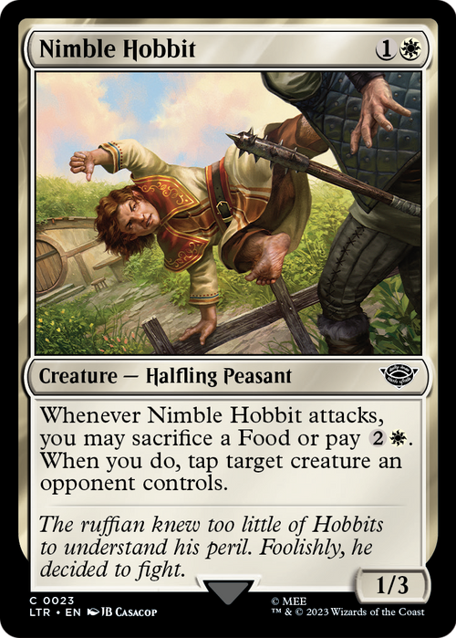 Nimble Hobbit (LTR-023) - The Lord of the Rings: Tales of Middle-earth Foil