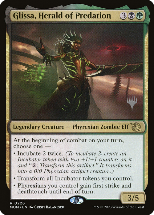 Glissa, Herald of Predation (PPMOM-226) - March of the Machine Promos
