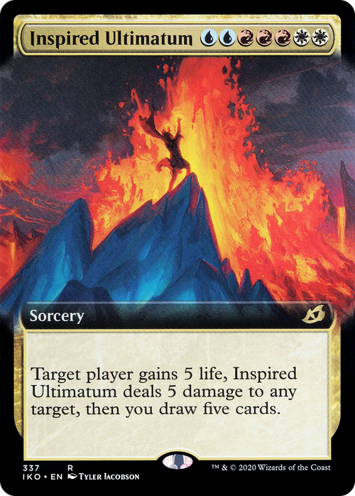 Inspired Ultimatum (Extended Art) (IKO-337) - Ikoria: Lair of Behemoths: (Extended Art)