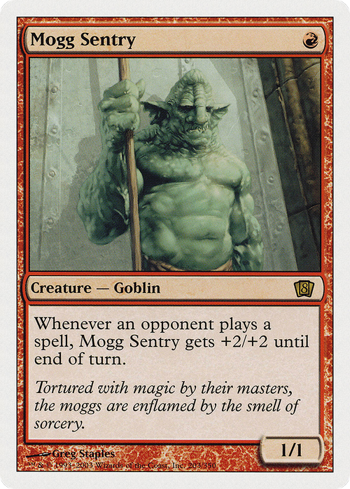 Mogg Sentry (8ED-203) - 8th Edition
