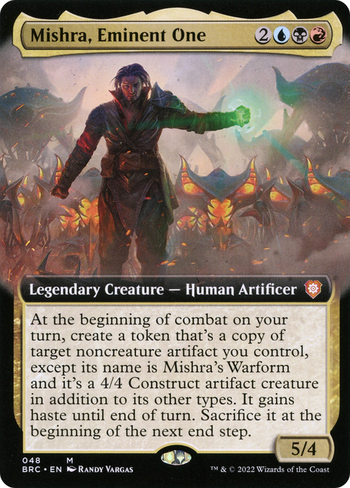 Mishra, Eminent One (Extended Art) (BRC-048) - The Brothers' War Commander: (Extended Art)