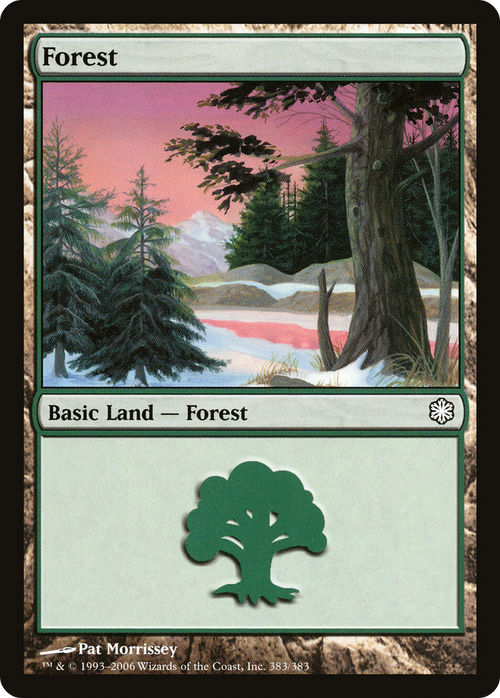 Forest (383) (CTD-383) - Coldsnap Theme Decks
