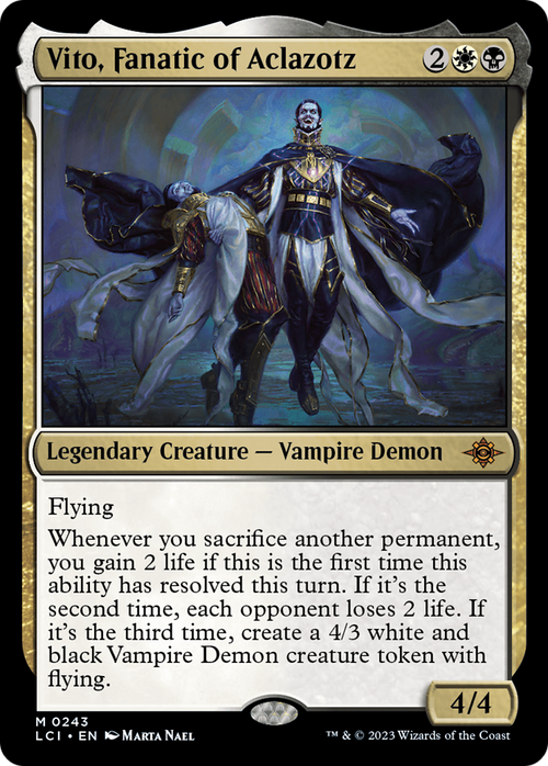 Vito, Fanatic of Aclazotz (LCI-243) - The Lost Caverns of Ixalan