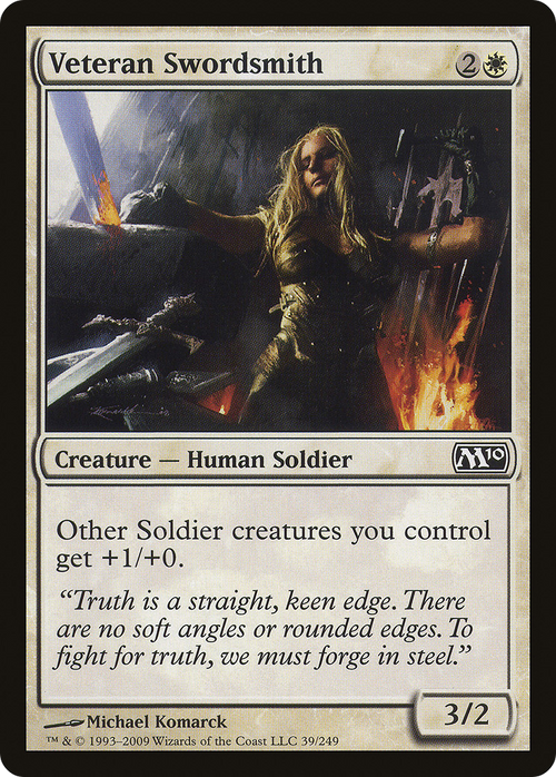 Veteran Swordsmith (M10-039) - Magic 2010