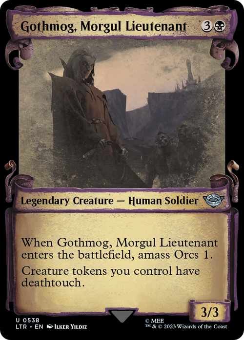 Gothmog, Morgul Lieutenant (Showcase Scrolls) (LTR-538) - The Lord of the Rings: Tales of Middle-earth: (Showcase)