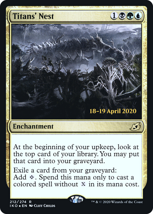 Titans' Nest (PRE-212S) - Ikoria: Lair of Behemoths Promos Foil