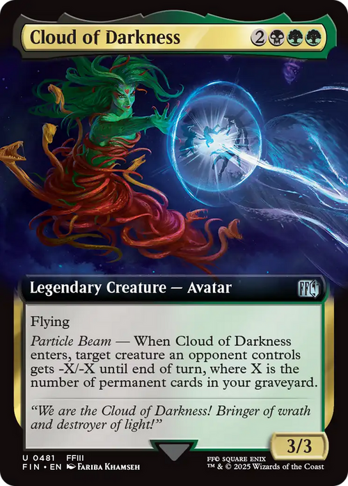 Cloud of Darkness (Extended Art) (FIN-481) - FINAL FANTASY: (Extended Art) Foil