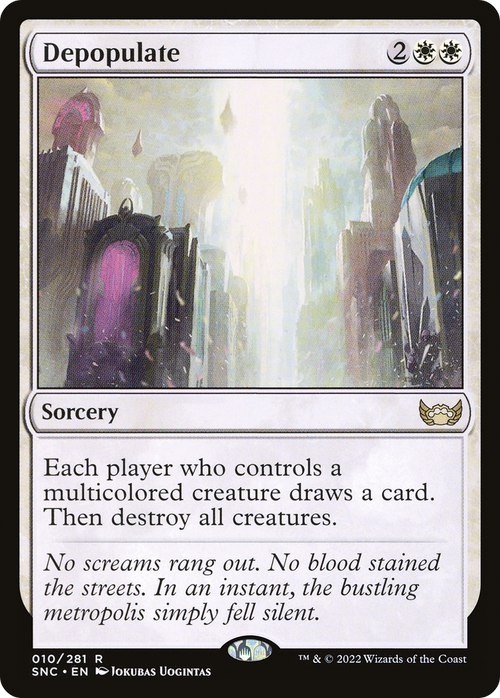 Depopulate (SNC-010) - Streets of New Capenna Foil
