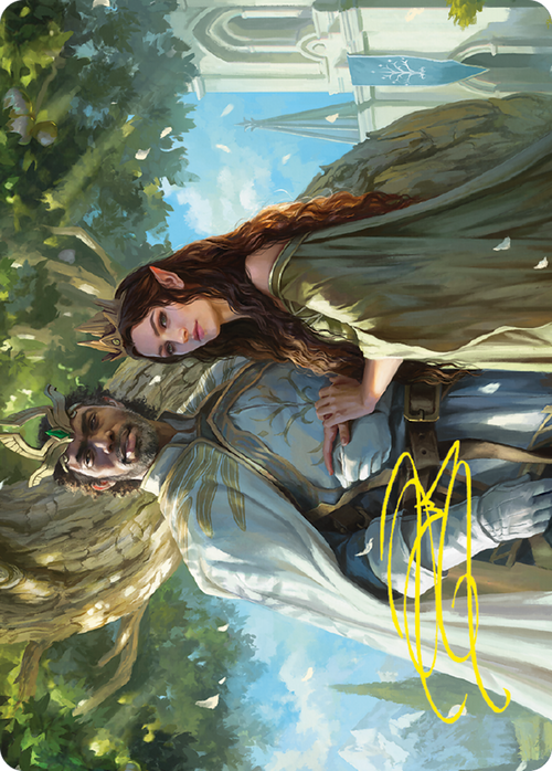 Aragorn and Arwen, Wed // Aragorn and Arwen, Wed (ALTR-033) - Tales of Middle-earth Art Series (Borderless)