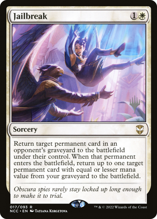 Jailbreak (PPSNC-017) - New Capenna Commander Promos Foil