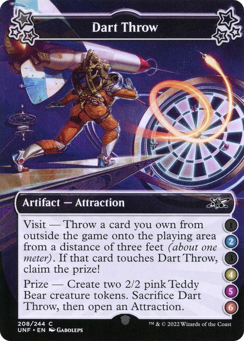 Dart Throw (2-4-5-6) (UNF-208) - Unfinity Foil