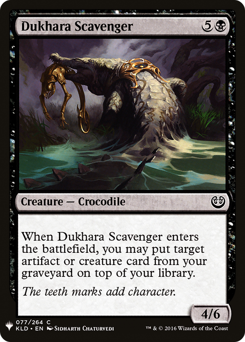 Dukhara Scavenger (LIST-KLD-77) - The List