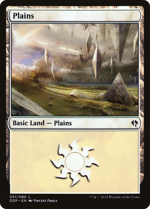 Plains (037) (DDP-037) - Duel Decks: Zendikar vs. Eldrazi