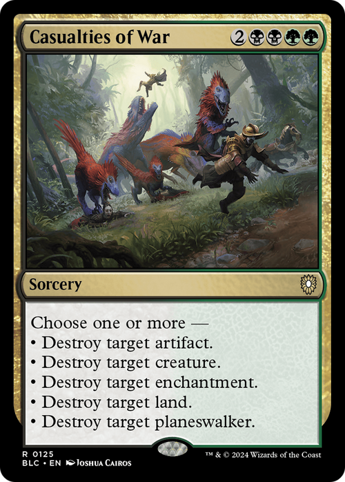 Casualties of War (BLC-125) - Bloomburrow Commander