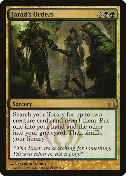 Jarad's Orders (RTR-175) - Return to Ravnica
