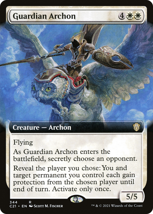 Guardian Archon (Extended Art) (C21-344) - Commander 2021: (Extended Art)