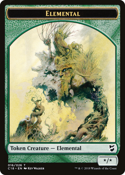 Elemental (TC18-016) - Commander 2018 Tokens