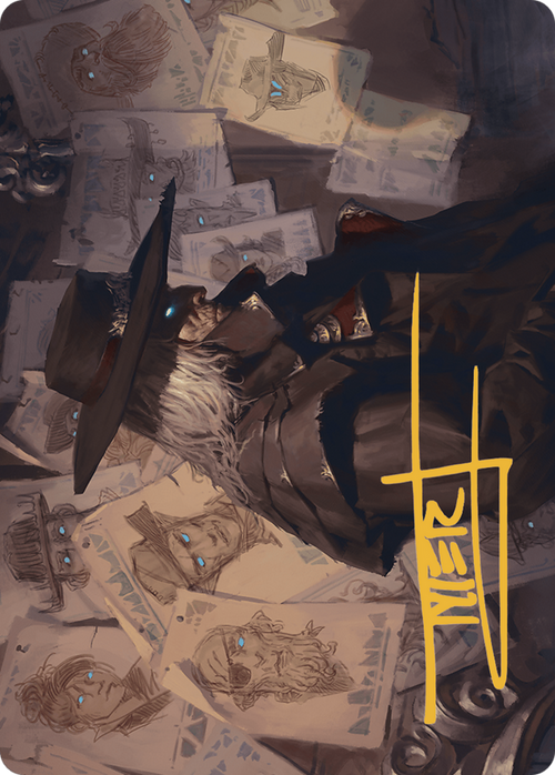 Lazav, Familiar Stranger // Lazav, Familiar Stranger (AOTJ-025) - Outlaws of Thunder Junction Art Series (Borderless)