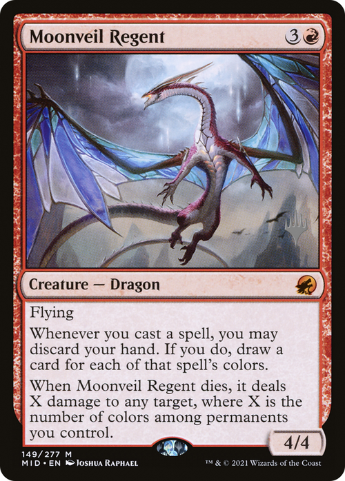 Moonveil Regent (PPMID-149P) - Innistrad: Midnight Hunt Promos Foil