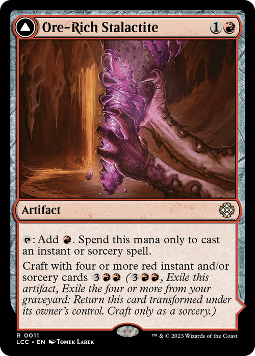 Ore-Rich Stalactite (LCC-011) - The Lost Caverns of Ixalan Commander Foil