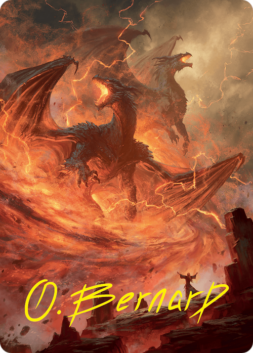 Rite of the Dragoncaller // Rite of the Dragoncaller (AFDN-038) - Foundations Art Series (Borderless)