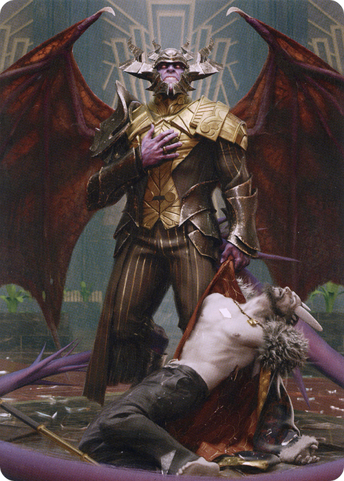 Ob Nixilis, the Adversary // Ob Nixilis, the Adversary (ASNC-031) - New Capenna Art Series (Borderless)
