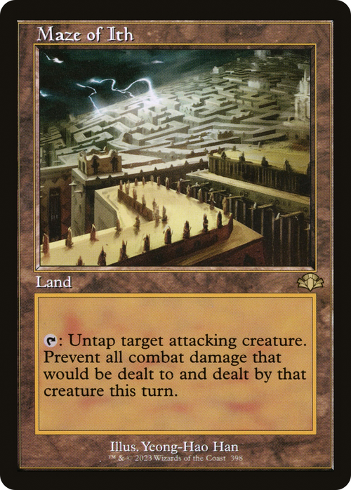 Maze of Ith (Retro Frame) (DMR-398) - Dominaria Remastered Foil