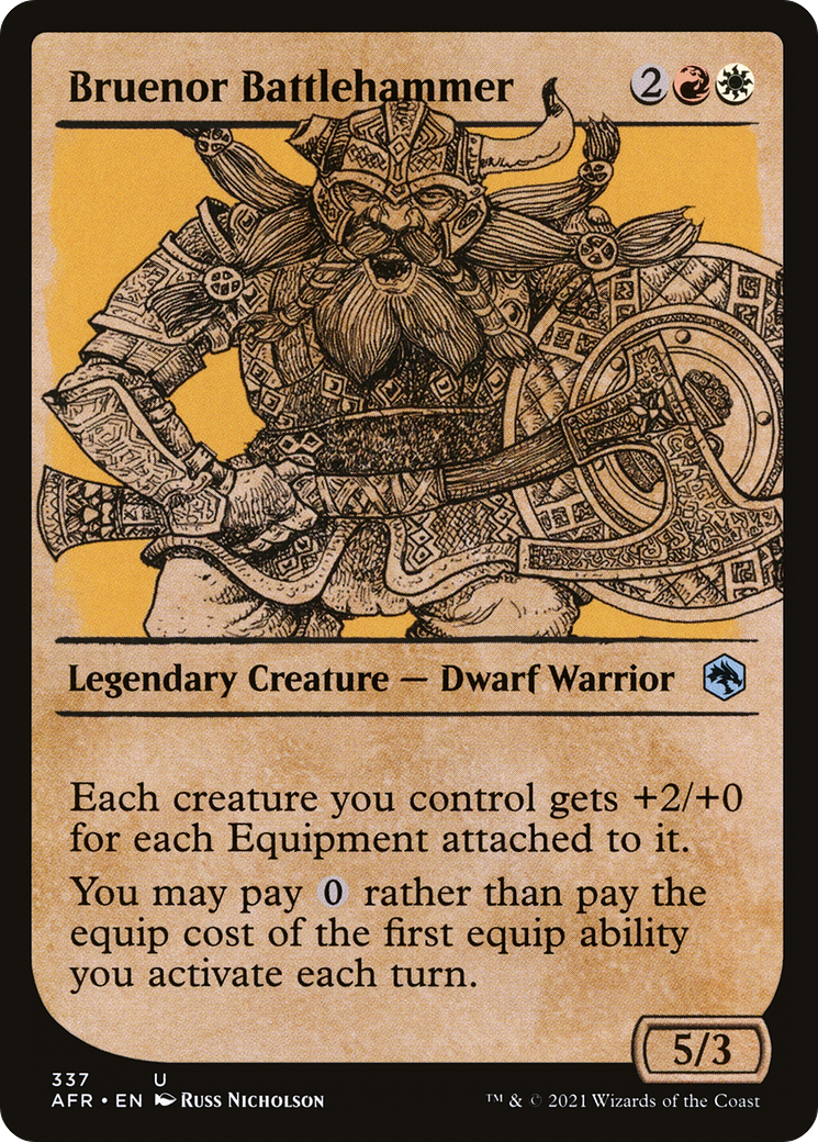 Bruenor Battlehammer (Showcase) (AFR-337) - Adventures in the Forgotten Realms: (Showcase)