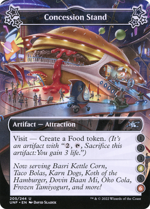 Concession Stand (4-6) (UNF-205) - Unfinity Foil