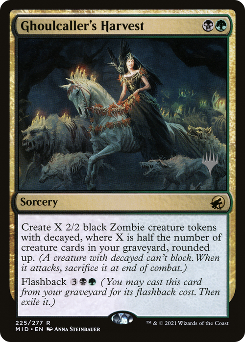 Ghoulcaller's Harvest (PPMID-225P) - Innistrad: Midnight Hunt Promos