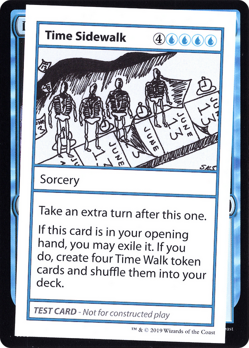 Time Sidewalk (No PW Symbol) (CMB1-031) - Mystery Booster Playtest Cards 2021