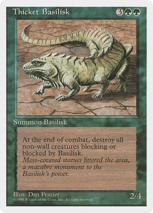Thicket Basilisk (4ED-) - Fourth Edition