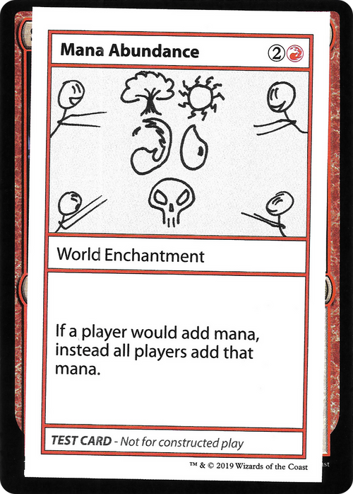 Mana Abundance (No PW Symbol) (CMB1-058) - Mystery Booster Playtest Cards 2021
