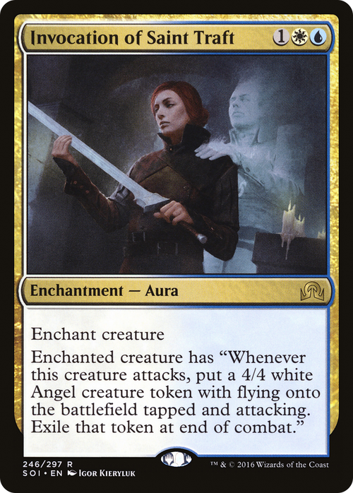 Invocation of Saint Traft (SOI-246) - Shadows over Innistrad