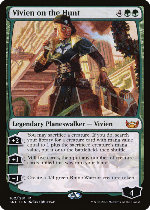 Vivien on the Hunt (PPSNC-162) - Streets of New Capenna Promos