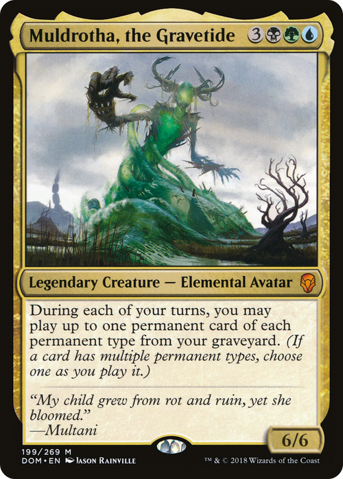 Muldrotha, the Gravetide (DOM-199) - Dominaria Foil