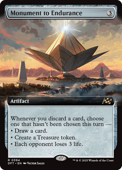 Monument to Endurance (Extended Art) (DFT-394) - Aetherdrift: (Extended Art)