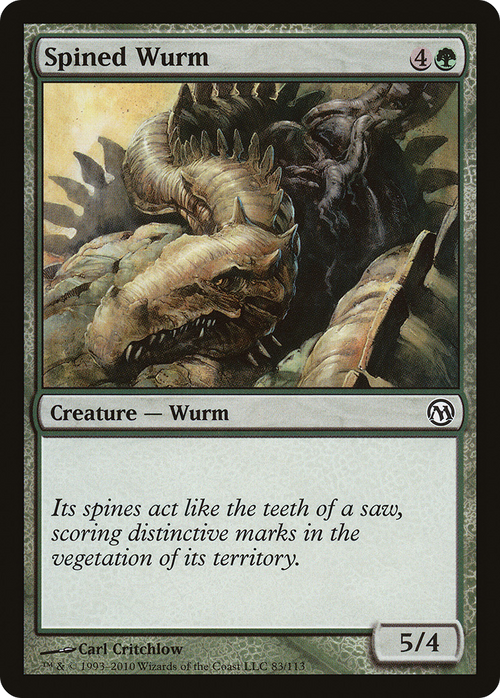 Spined Wurm (DPA-083) - Duels of the Planeswalkers