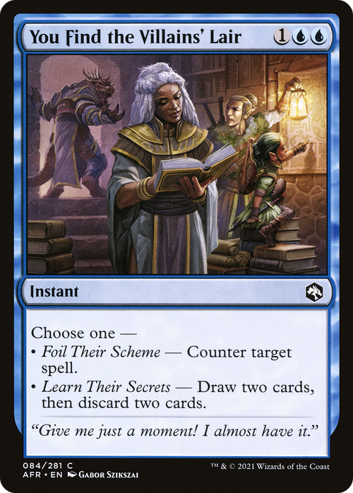 You Find the Villains' Lair (AFR-084) - Adventures in the Forgotten Realms Foil