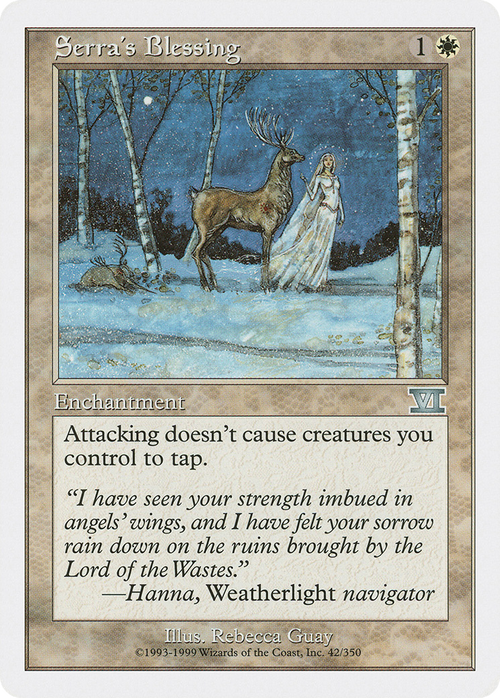 Serra's Blessing (6ED-042) - Classic Sixth Edition