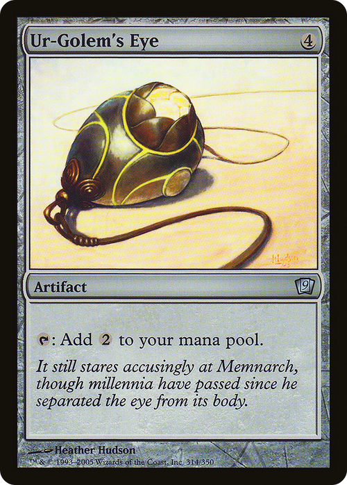 Ur-Golem's Eye (9ED-314) - 9th Edition Foil