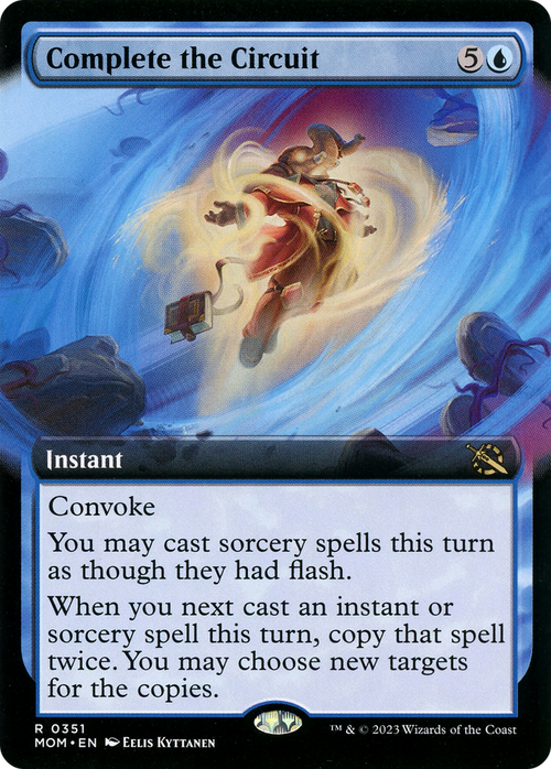 Complete the Circuit (Extended Art) (MOM-351) - March of the Machine: (Extended Art)
