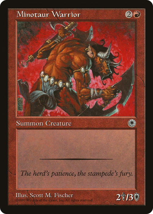 Minotaur Warrior (POR-) - Portal